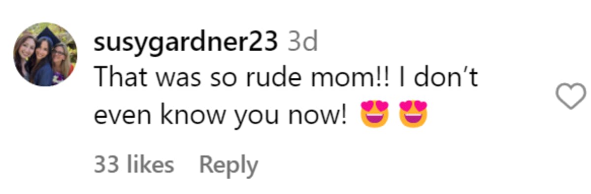 Image Source: Instagram/@susygardner23