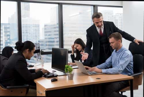 Frustrated manager is angry at his colleagues during a meeting in the office. - Getty Images | Sukanya Sitthikongsak