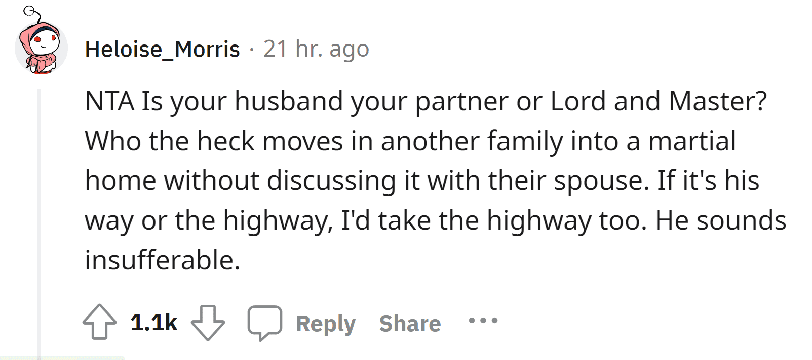 Image Source: Reddit/ u/Heloise_Morris